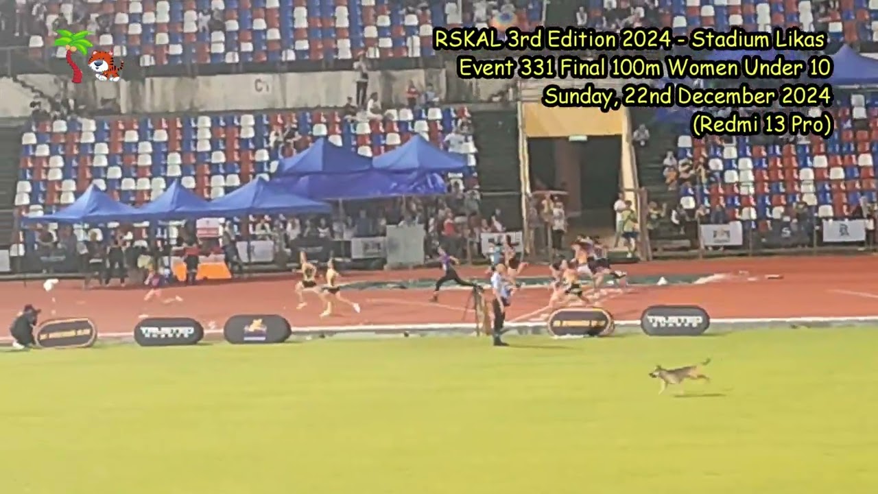 2024 12 22 RSKAL 3rd Edition Event 331 Final 100m W U10 - Redmi 13 Pro