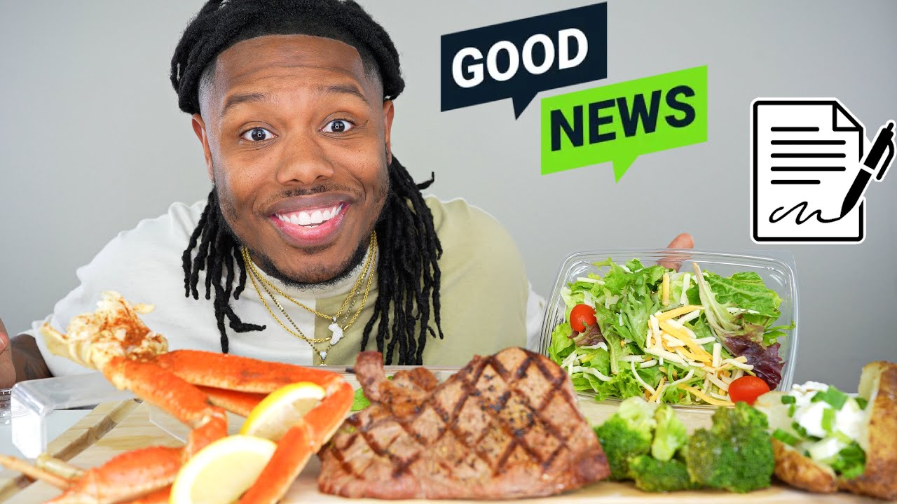 I Have Exciting News | Steak & Crab Dinner
