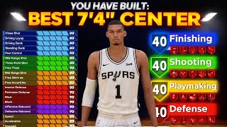 THE *NEW* BEST 7’4 CENTER BUILD WITH OPTIMIZED CAP BREAKERS IN NBA 2K26! ELITE ALL AROUND STATS!