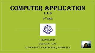 COMPUTER APPLICATION LAB CH4 PART1