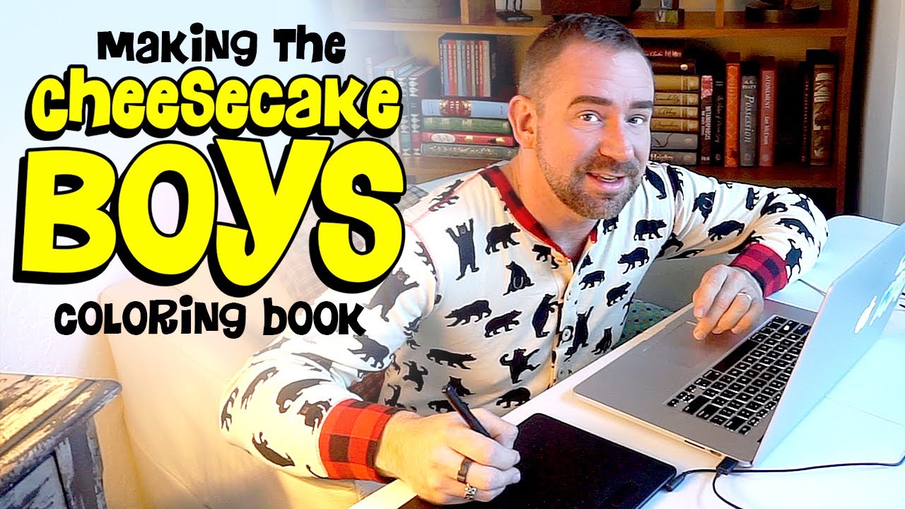Making the Cheesecake Boys Coloring Book | Behind the Scenes