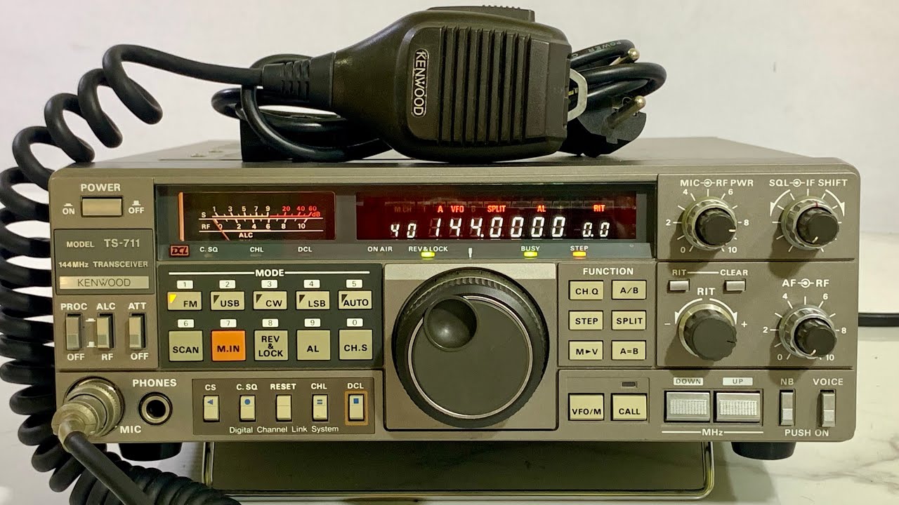 ✨Kenwood TR-751D VHF 30W + DC + Mic Open✨ - YouTube