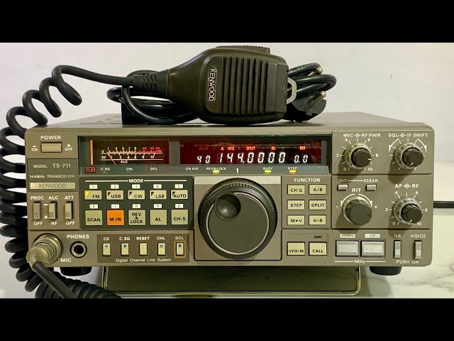 ✨Kenwood TR-751D VHF 30W + DC + Mic Open✨ - YouTube