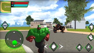 Green Monster Hero City Missions | Spider Monster Superhero Crime Fight - Android GamePlay screenshot 2