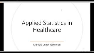 Multiple Linear Regression Session 4