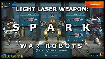 War Robots - SPARK | Light Laser Weapon