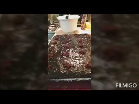 Постный торт ,,Браун\".  სამარხვო ნამცხვარი ,,ბრაუნი\"