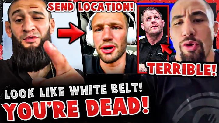 Khamzat Chimaev PERSONAL MESSAGE to Reinier De Ridder + RDR RESPONDS! Robert Whittaker RIPS REFEREE!