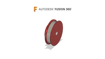 Fusion 360 parametric design - GT2 pulley