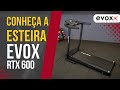 Esteira Ergométrica Residencial Evox Fitness RTX 600