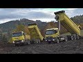 Tatra Phoenix 8x8 with trailer in mud