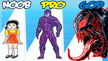 NOOB vs PRO vs HACKER in Super Venom Run