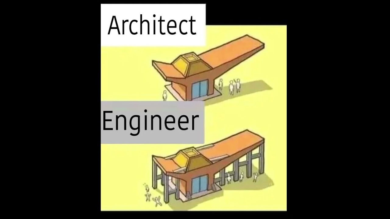 The Difference Between Engineer And Architect Architecture