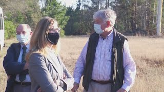City and State leaders tour proposed site for Veteran Cemetery in Augusta