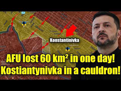 Black day for the AFU: 60 km² of retreat! RU AF reach Orikhiv's rear, Kostiantynivka surrounded!