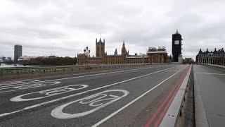 London eerily quiet amid coronavirus lockdown and Boris Johnson's hospitalization