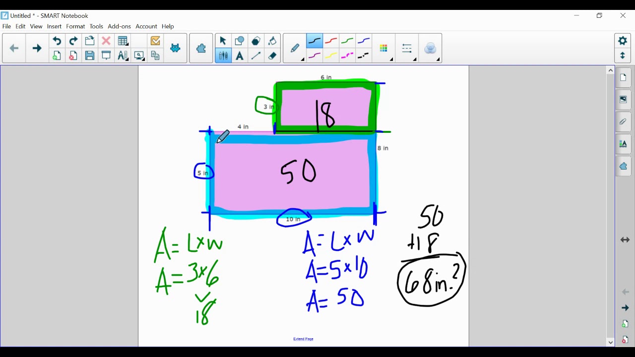 4th Grade Day 42: Area of Composite Figures - YouTube