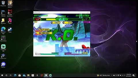 Capcom vs snk w evil ryu Boss Battle