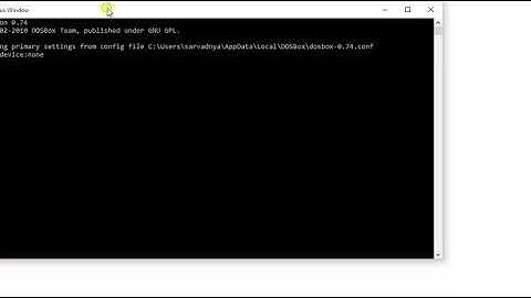 How to mount TURBOC in dosbox.