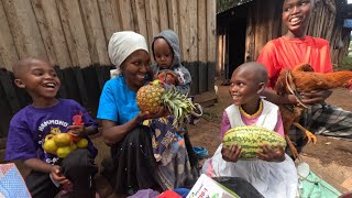 1st Time African Single Mum of 4 Goes Clothes Shopping Buys Chicken Tastes New Fruits KVD S1 Ep11
