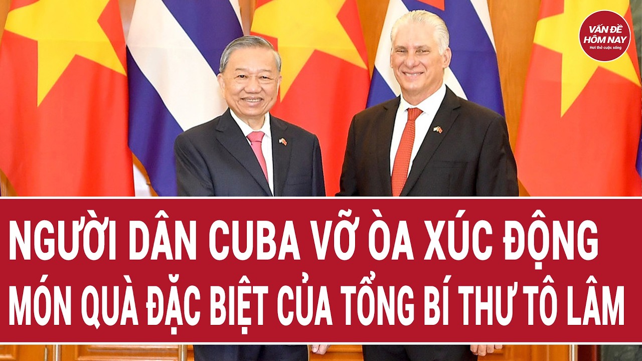 Nông dân Cuba vỡ òa xúc động món quà đặc biệt của Tổng Bí thư Tô Lâm