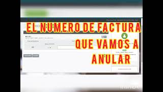 COMO ANULAR UNA FACTURA EN MARANGATU