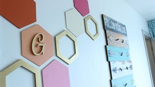 How to Create Hexagon Wall Art