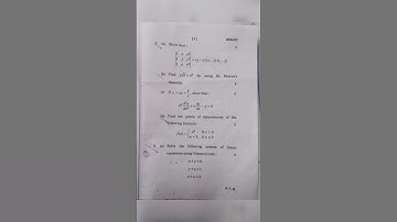 Mathematics paper 2022 ||#Bca | #Bcs-012