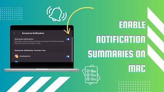 How to Enable Notification Summary on Mac