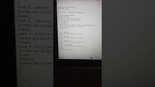 simple calculator add, substract, multiply,division Java programming #bca