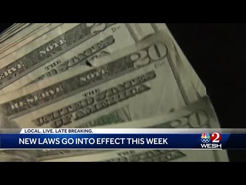 Minimum wage increase, new laws going into effect this week