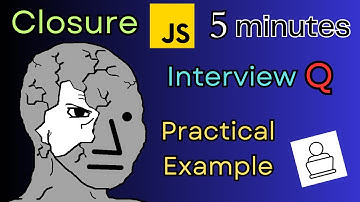 Closures in JavaScript explained in 5 minutes! (only video you need to watch)