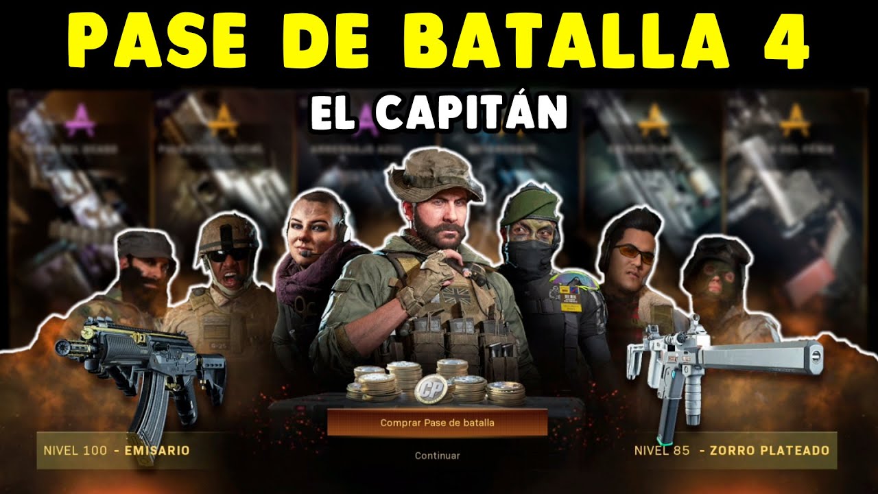 Pase de Batalla TEMPORADA 4 para WARZONE OXiTO YouTube