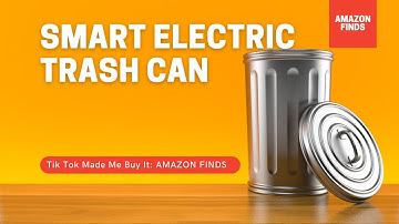 Smart Home Electric Trash Can//TikTok Made Me Buy It//Amazon Finds //Things you need or dont