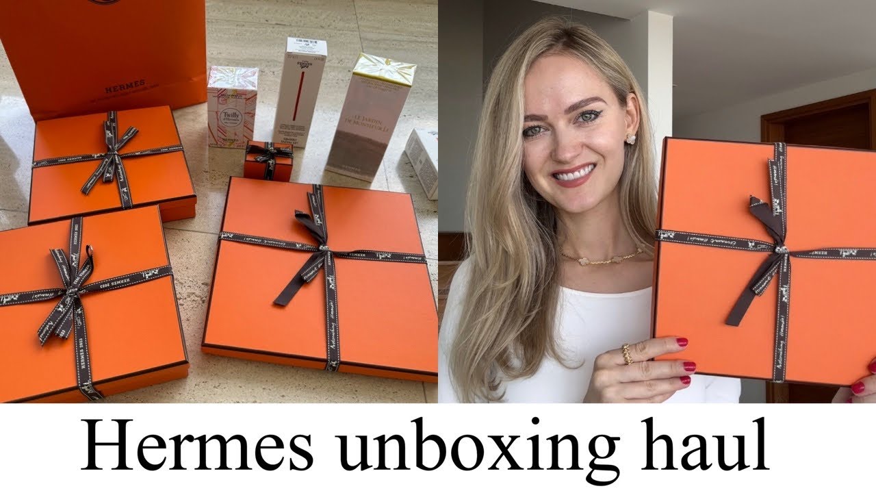 HERMES UNBOXING HAUL Black and Gold Style YouTube