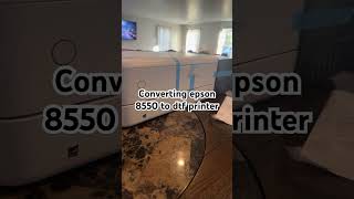 Just unboxed my epson 8550 to convert to a dtf printer #dtfprints #smallbusinessowner