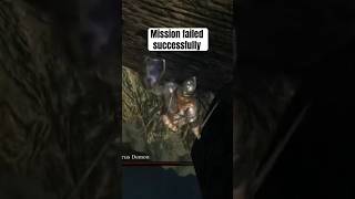 Typical Dark Souls boss fight (mission failed successfully) #darksouls #meme #funny #shorts