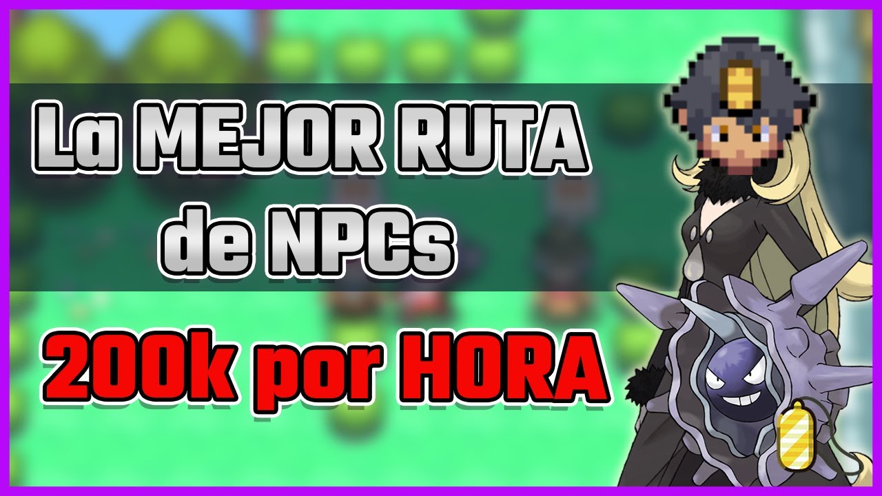 GANA $210K en 1 HORA! en PokeMMO: MEJOR RUTA de NPCs (Para Novatos) | Munyox