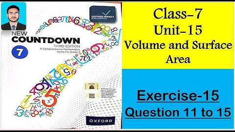 Class 7 Math Exercise 15 Question 11 to 15 || New countdown third edition book 7 exercise 15
