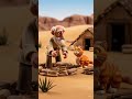 Old Man Builds House in Desert | Never Give Up Story 🏜️ #motivation #nevergiveup #shorts