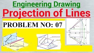 PROBLEM NO 7  PROJECTION OF LINE Wealth