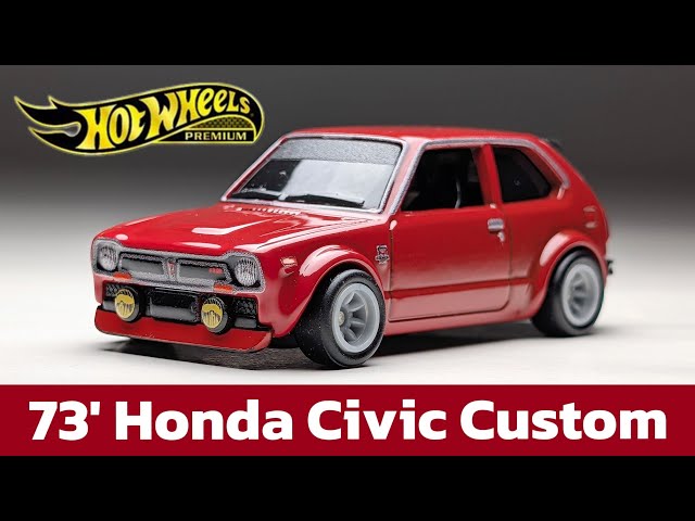 Hotwheels 73' Honda Civic Custom - Japan Historic - Hotwheels