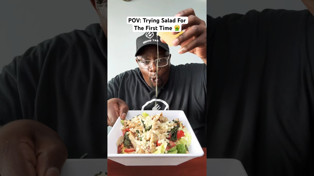 ‼️I ALMOST CHOKED EATING SALAD FOR  THE FIRST TIME!🤢 