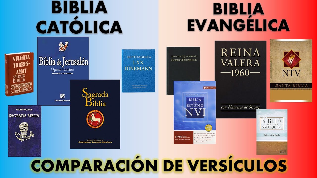 BIBLIA CATÓLICA VS BIBLIA PROTESTANTE ¿Cuál Es Mejor? COMPARACIÓN DE