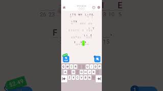 CRYPTO GRAM LETTERS AND NUMBERS LEVEL 16 Exploring gamerz -b3o