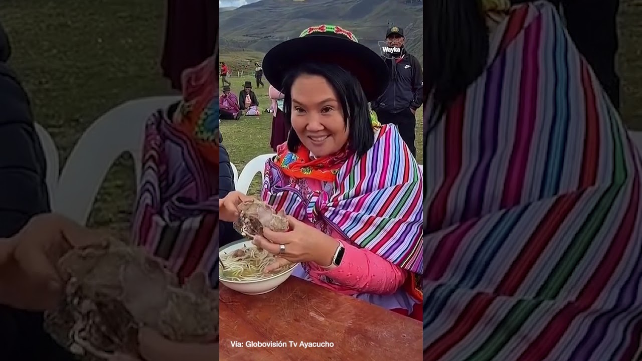 Keiko Fujimori visitó Ayacucho ¿”disfrazada” y a escondidas?