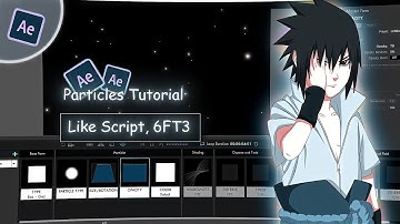 Basic White Ball Particles like Script, 6ft3 After Effects | AMV Tutorial (FREE PRESET + OVERLAY) #8