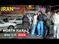 Valentines day in iran 2024  walking tour vlog 4k in karaj city