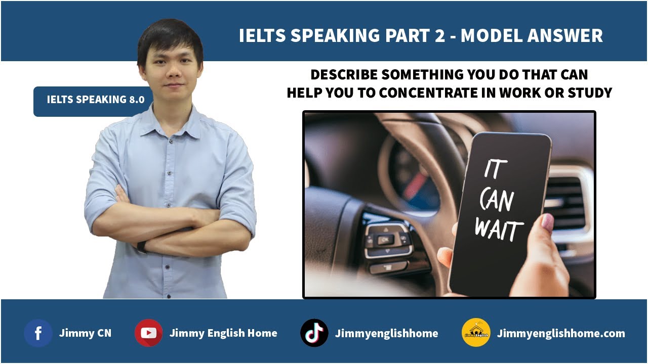 IELTS SPEAKING PART 2 - DESCRIBE SOMETHING YOU DO THAT CAN HELP YOU TO ...