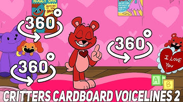 360º VR Smiling Critters cardboard voicelines animated (part 2)